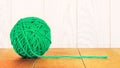 Green Yarn Ball