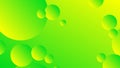 Green and yellow abstract circle gradient modern graphic background Royalty Free Stock Photo