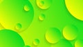 Green and yellow abstract circle gradient modern graphic background Royalty Free Stock Photo