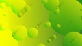 Green and yellow abstract circle gradient modern graphic background Royalty Free Stock Photo