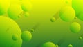 Green and yellow abstract circle gradient modern graphic background Royalty Free Stock Photo