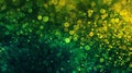 Green and yellow bokeh background Royalty Free Stock Photo