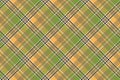 Green yellow fabric pixel texture seamless pattern Royalty Free Stock Photo
