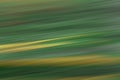 Green yellow field abstract background, motion blur