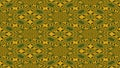 Green and yellow geometric pattern