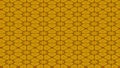 Golden yellow vintage mosaic geometric pattern