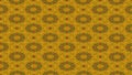 Golden yellow vintage mosaic geometric pattern