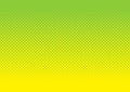 Green and yellow halftone pattern