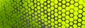 green yellow hexagon background Royalty Free Stock Photo