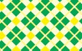 Green and yellow pattern.Texture from rhombus for - plaid,tablecloths,shirts,dresses,paper,bedding,blankets,quilts and other Royalty Free Stock Photo