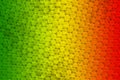 Green, yellow and red colored lizard skin pattern Royalty Free Stock Photo