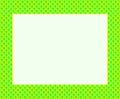 Green Yellow Rhomb Frame