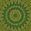 Green and yellow textured pattern Royalty Free Stock Photo