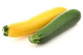 Green and yellow zucchini Royalty Free Stock Photo