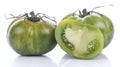 Green zebra tomatoes Royalty Free Stock Photo