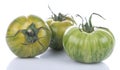 Green zebra tomatoes Royalty Free Stock Photo