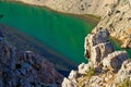 Green Zrmanja river in canyon Royalty Free Stock Photo