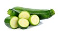Green zucchini vegetables Royalty Free Stock Photo