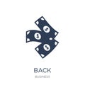 Greenback icon. Trendy flat vector Greenback icon on white background from Business collection