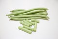 Greenbeans isolated on white background