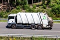 GreenCycle MAN TGS dustcart Royalty Free Stock Photo