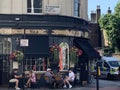 Iconic Bag o` Nails pub on 6 Buckingham Palace Road, SW1 London after lockdown in 2021