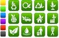 Greener environment icon collection Royalty Free Stock Photo