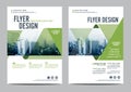 Greenery Brochure Layout design template. Annual Report Flyer Leaflet cover Presentation