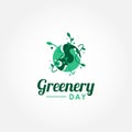 Greenery Day Vector Design Illustration Royalty Free Stock Photo