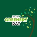 Greenery Day Vector Design Illustration For Celebrate Moment Royalty Free Stock Photo