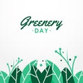 Greenery Day Vector Design Illustration For Celebrate Moment Royalty Free Stock Photo