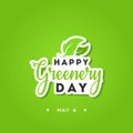 Greenery Day Vector Design Illustration For Celebrate Moment Royalty Free Stock Photo