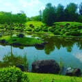 Japanese garden in Singapore