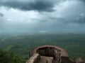 Greenery view from mountain, Overcast Cloud-Aerial shots