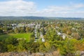 Greenfield aerial view, Massachusetts, USA