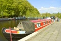 Greenfield Huddersfield Narrow Canal barges in Oldham