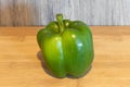 Green Bell Pepper freshly picked Royalty Free Stock Photo