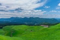 Greengrass at Soni plateau,Nara Prefecture ,Japan Royalty Free Stock Photo