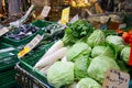 Greengrocery or Vegetables and Fruits Shop for sale at Higashimuki Shopping Street Royalty Free Stock Photo