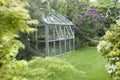 Greenhouse In Back Garden Royalty Free Stock Photo