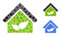Greenhouse Composition Icon of Circles