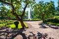 The greenhouse fountain in Peterhof