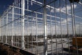 Greenhouse frame is builded in Moerkapelle, the Netherlands
