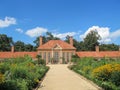 Greenhouse and Garden at Mount Vernon of Virginia Royalty Free Stock Photo