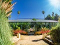 Greenhouse inside botanical garden of Palermo