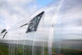 Greenhouse with open window