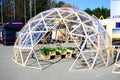 Greenhouse in original construction seen on opening construction season