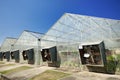 Greenhouse under blue sky Royalty Free Stock Photo