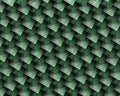 Greenish Squares like fiber carbone concept Royalty Free Stock Photo