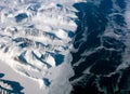 Greenland coastline view Royalty Free Stock Photo